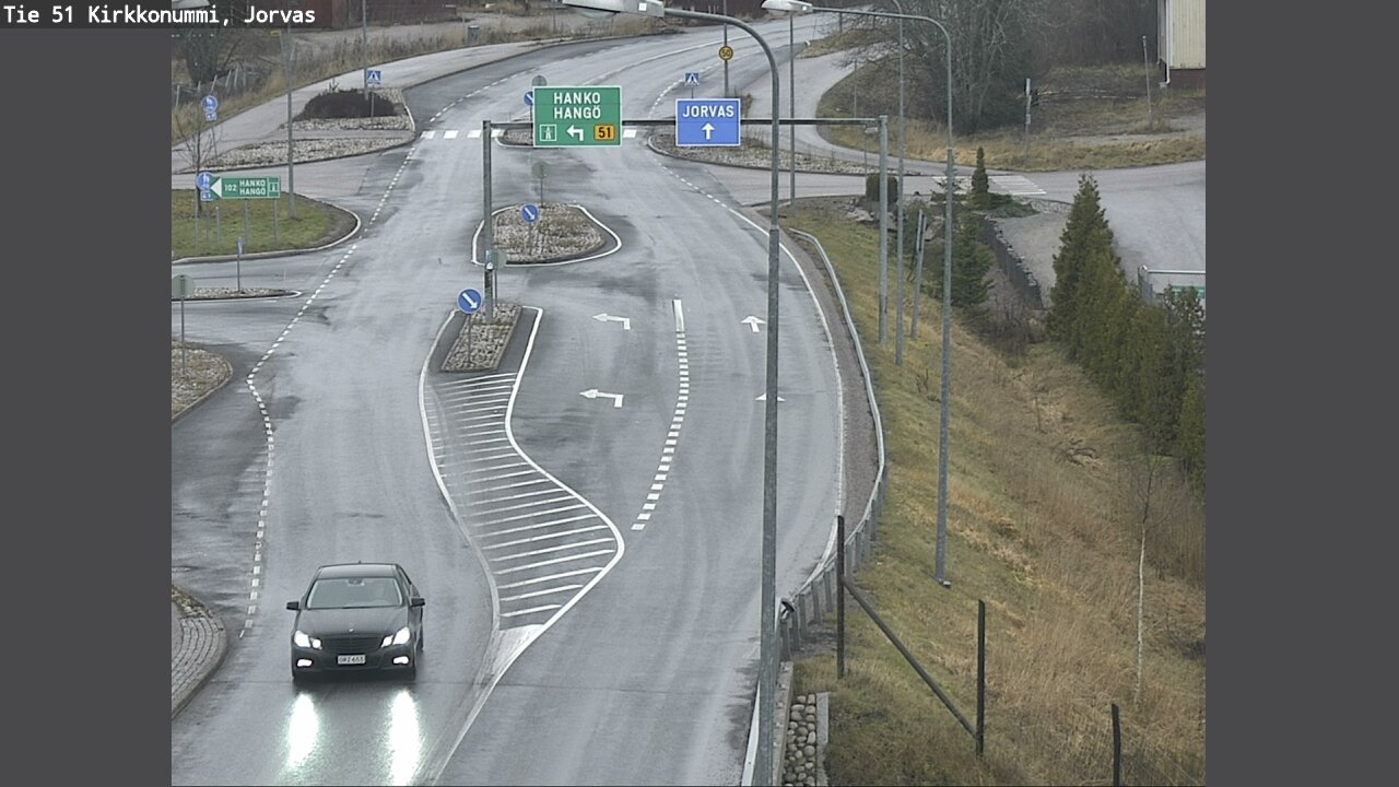 Weather Camera Image Väg 51 Kyrkslätt, Jorvas, Kirkkonummi, Uusimaa