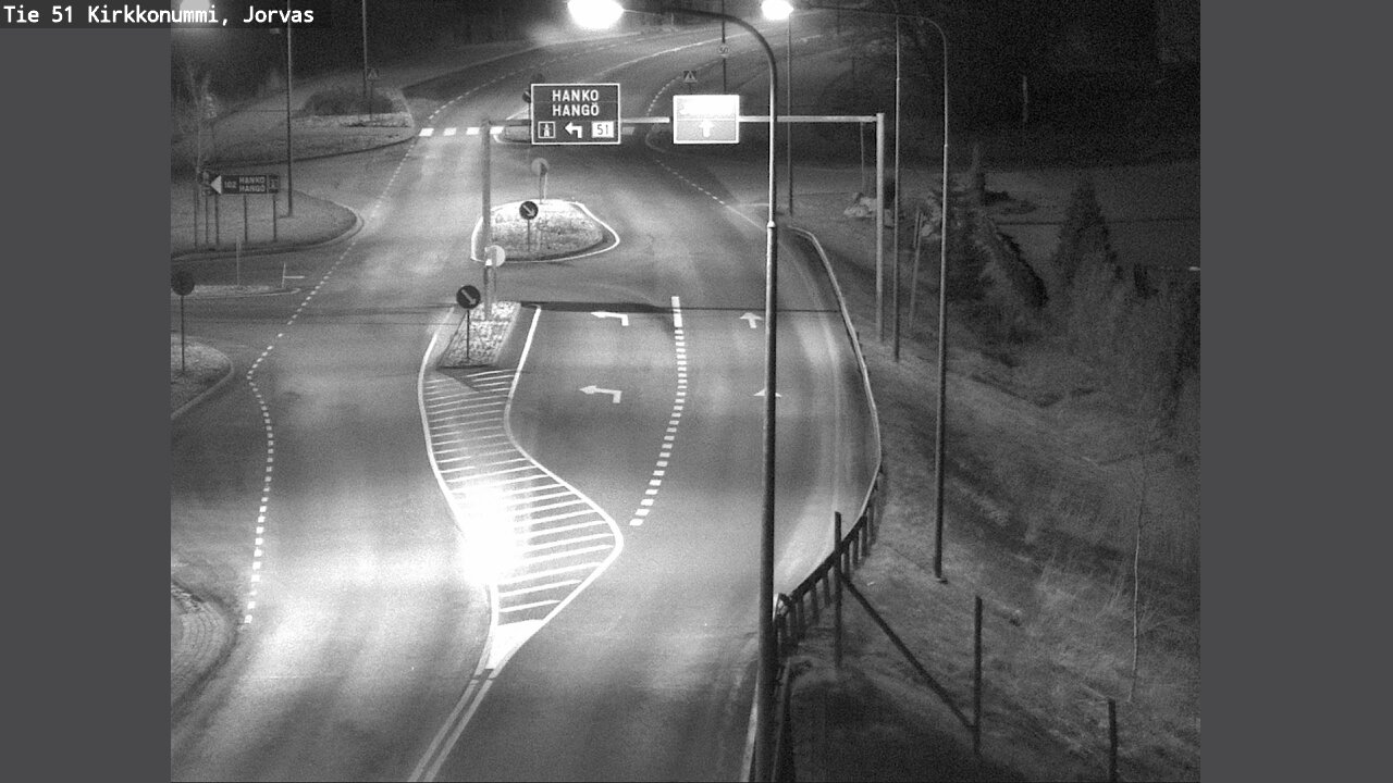 Weather Camera Image Road 51 Kirkkonummi, Jorvas, Kirkkonummi, Uusimaa