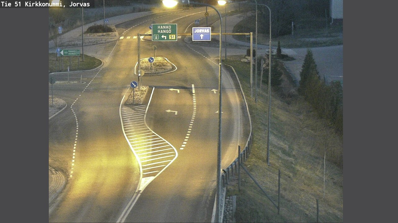 Weather Camera Image Road 51 Kirkkonummi, Jorvas, Kirkkonummi, Uusimaa