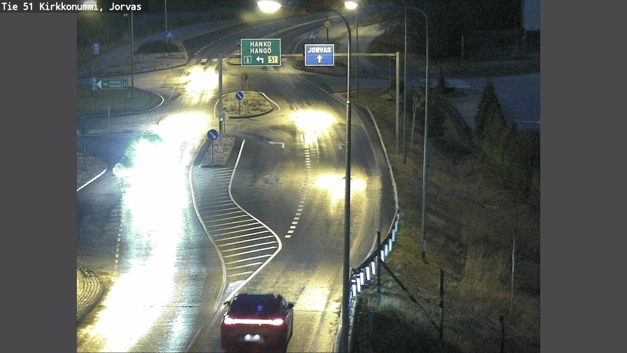 Weather Camera Image Väg 51 Kyrkslätt, Jorvas, Kirkkonummi, Uusimaa