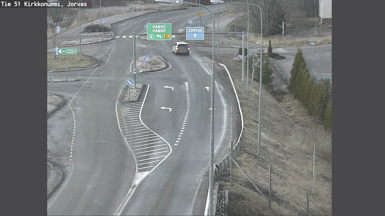 Weather Camera Image Road 51 Kirkkonummi, Jorvas, Kirkkonummi, Uusimaa