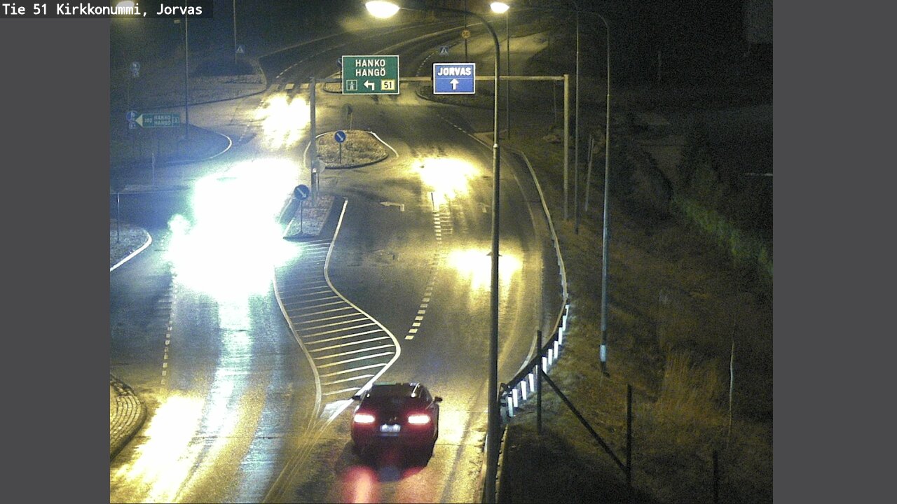 Weather Camera Image Väg 51 Kyrkslätt, Jorvas, Kirkkonummi, Uusimaa