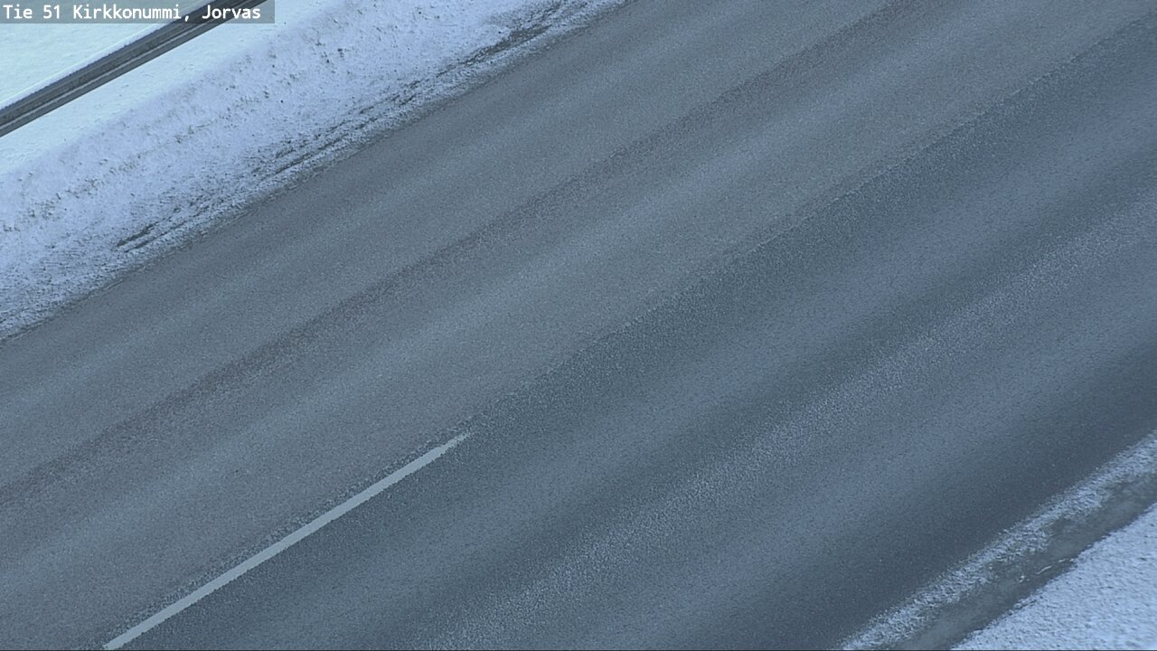 Weather Camera Image Väg 51 Kyrkslätt, Jorvas, Kirkkonummi, Uusimaa