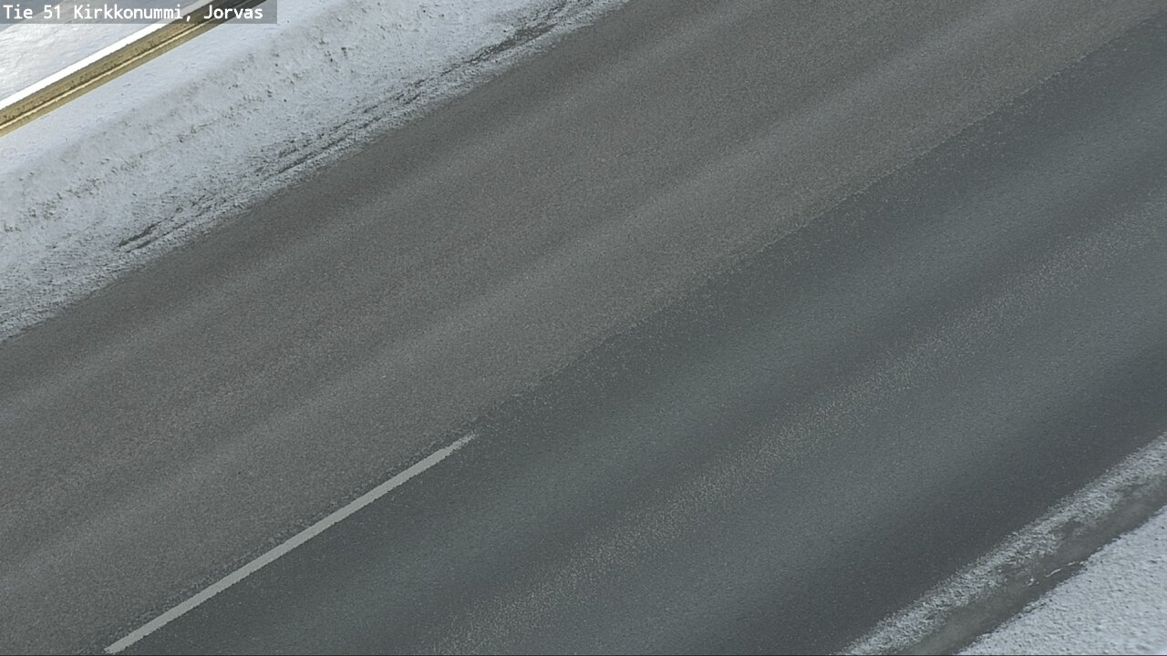 Weather Camera Image Väg 51 Kyrkslätt, Jorvas, Kirkkonummi, Uusimaa
