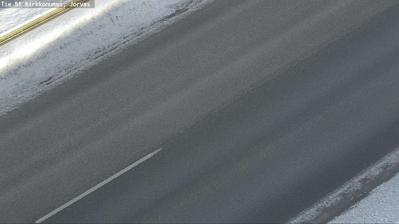 Weather Camera Image Väg 51 Kyrkslätt, Jorvas, Kirkkonummi, Uusimaa