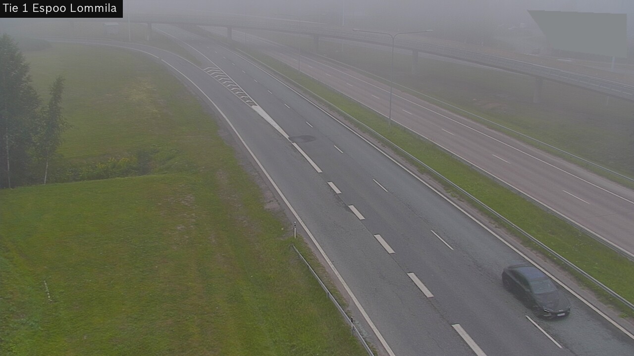 Weather Camera Image Väg 1 Esbo, Lommila, Espoo, Uusimaa