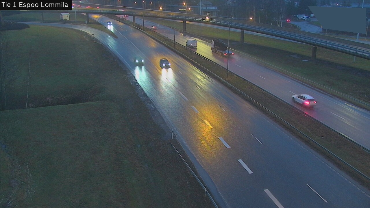 Weather Camera Image Väg 1 Esbo, Lommila, Espoo, Uusimaa