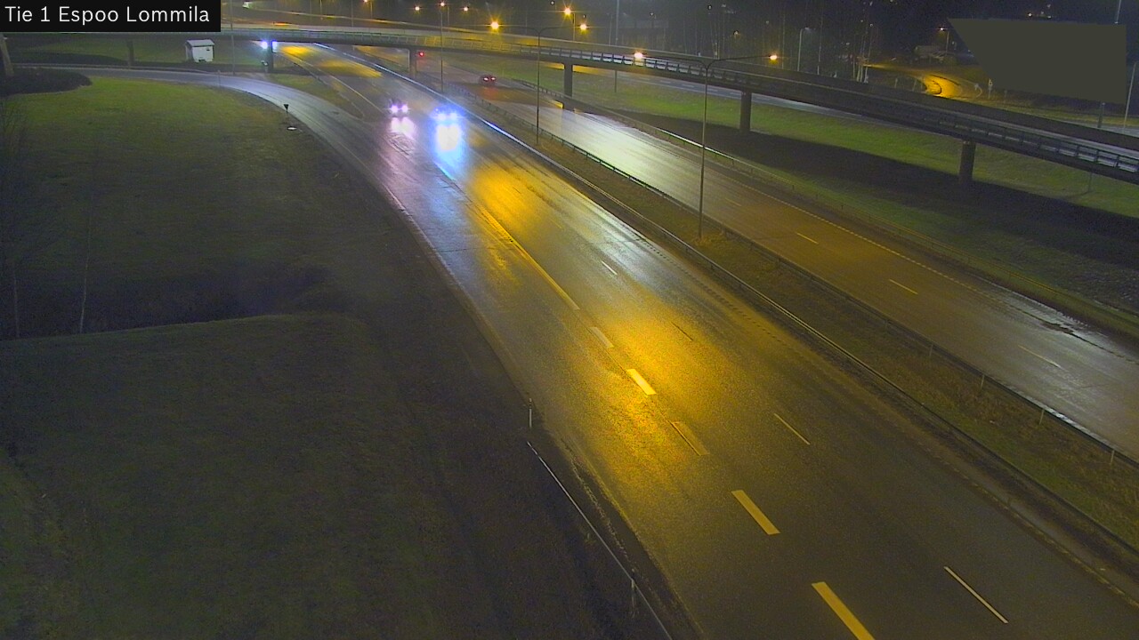 Weather Camera Image Väg 1 Esbo, Lommila, Espoo, Uusimaa