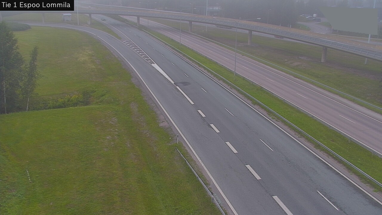 Weather Camera Image Väg 1 Esbo, Lommila, Espoo, Uusimaa