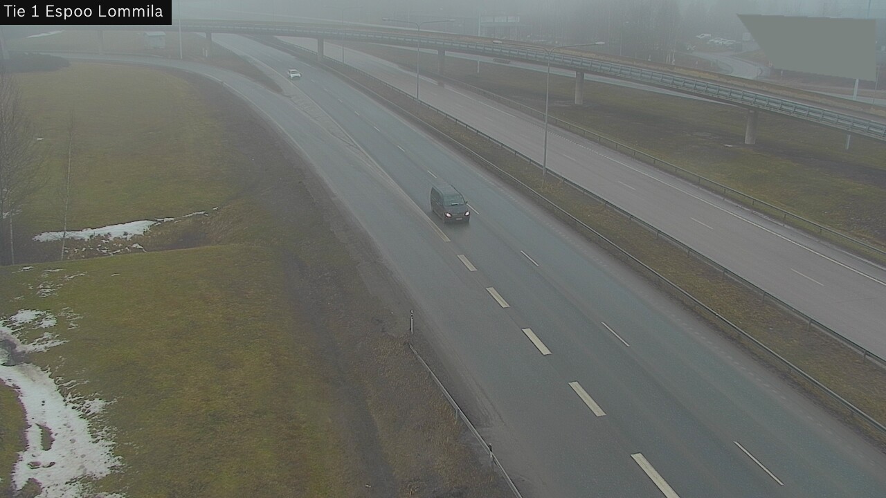 Weather Camera Image Road 1 Espoo, Lommila, Espoo, Uusimaa
