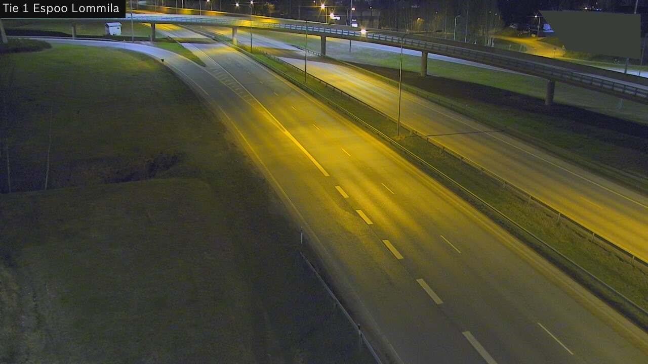 Weather Camera Image Road 1 Espoo, Lommila, Espoo, Uusimaa