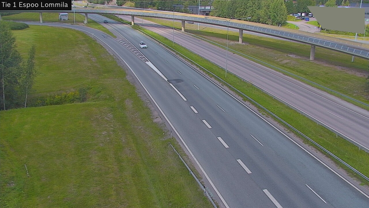 Weather Camera Image Väg 1 Esbo, Lommila, Espoo, Uusimaa