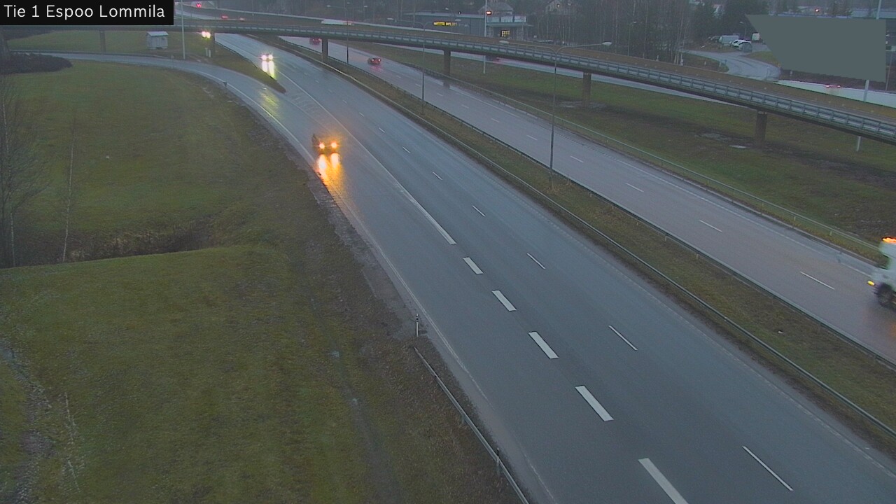 Weather Camera Image Väg 1 Esbo, Lommila, Espoo, Uusimaa