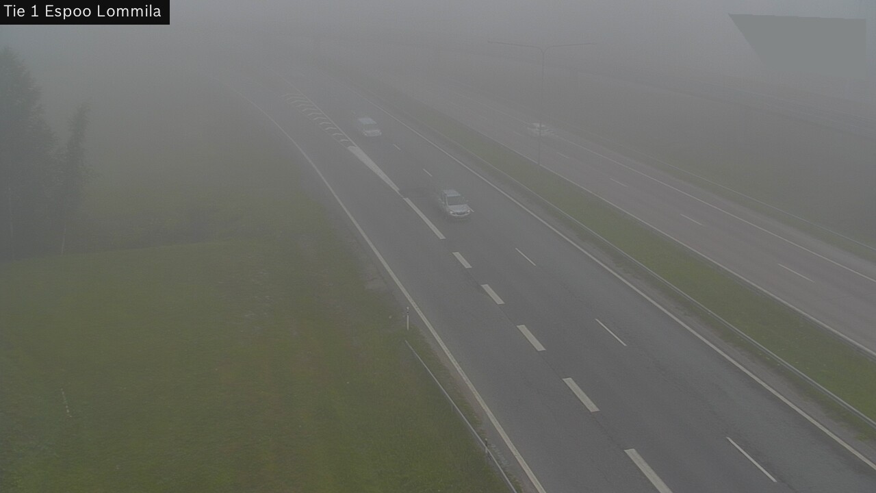 Weather Camera Image Road 1 Espoo, Lommila, Espoo, Uusimaa
