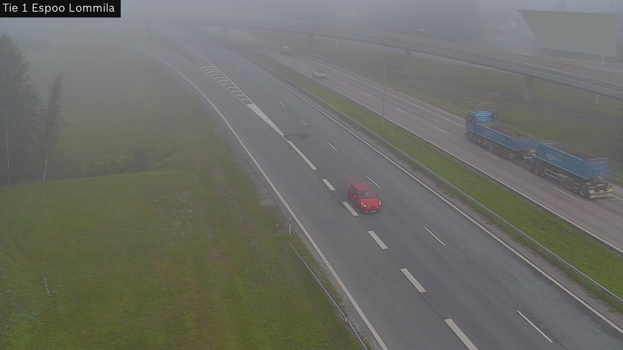 Weather Camera Image Road 1 Espoo, Lommila, Espoo, Uusimaa