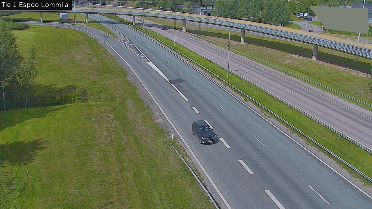 Weather Camera Image Väg 1 Esbo, Lommila, Espoo, Uusimaa