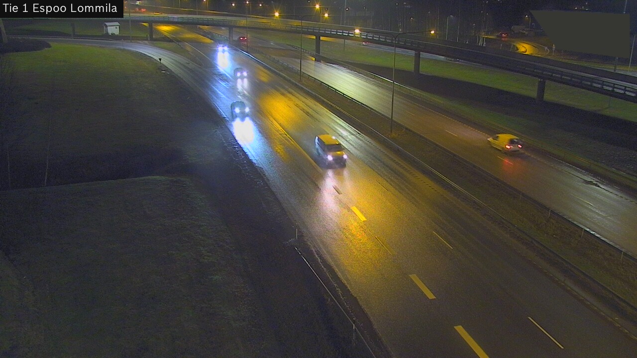 Weather Camera Image Väg 1 Esbo, Lommila, Espoo, Uusimaa