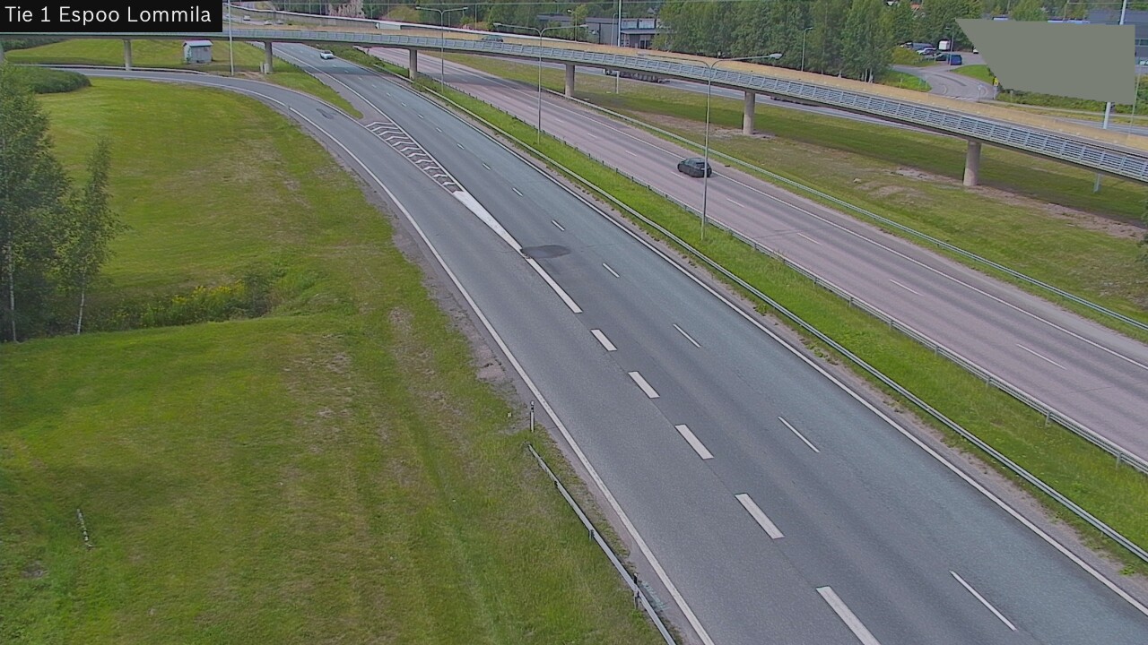 Weather Camera Image Väg 1 Esbo, Lommila, Espoo, Uusimaa