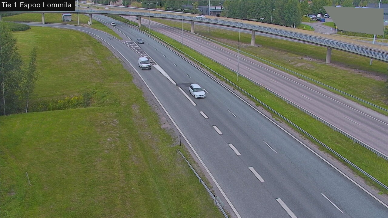 Weather Camera Image Väg 1 Esbo, Lommila, Espoo, Uusimaa