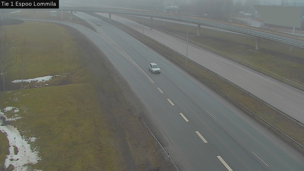 Weather Camera Image Road 1 Espoo, Lommila, Espoo, Uusimaa