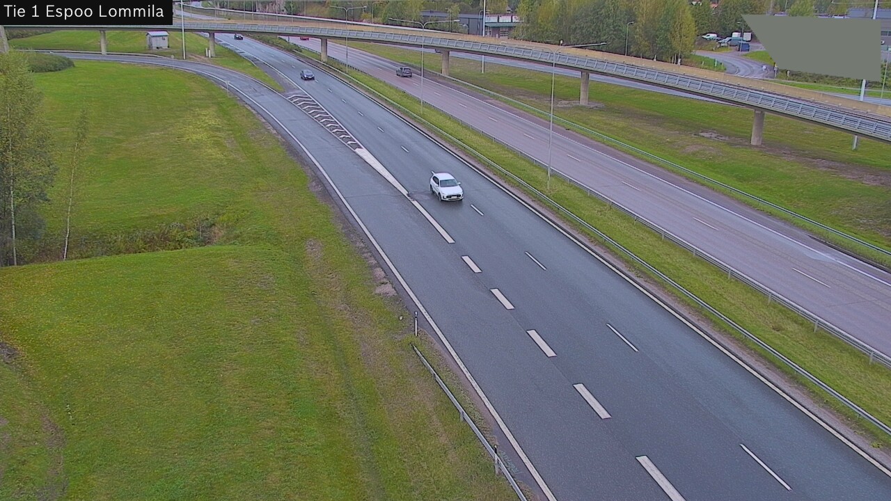 Weather Camera Image Road 1 Espoo, Lommila, Espoo, Uusimaa