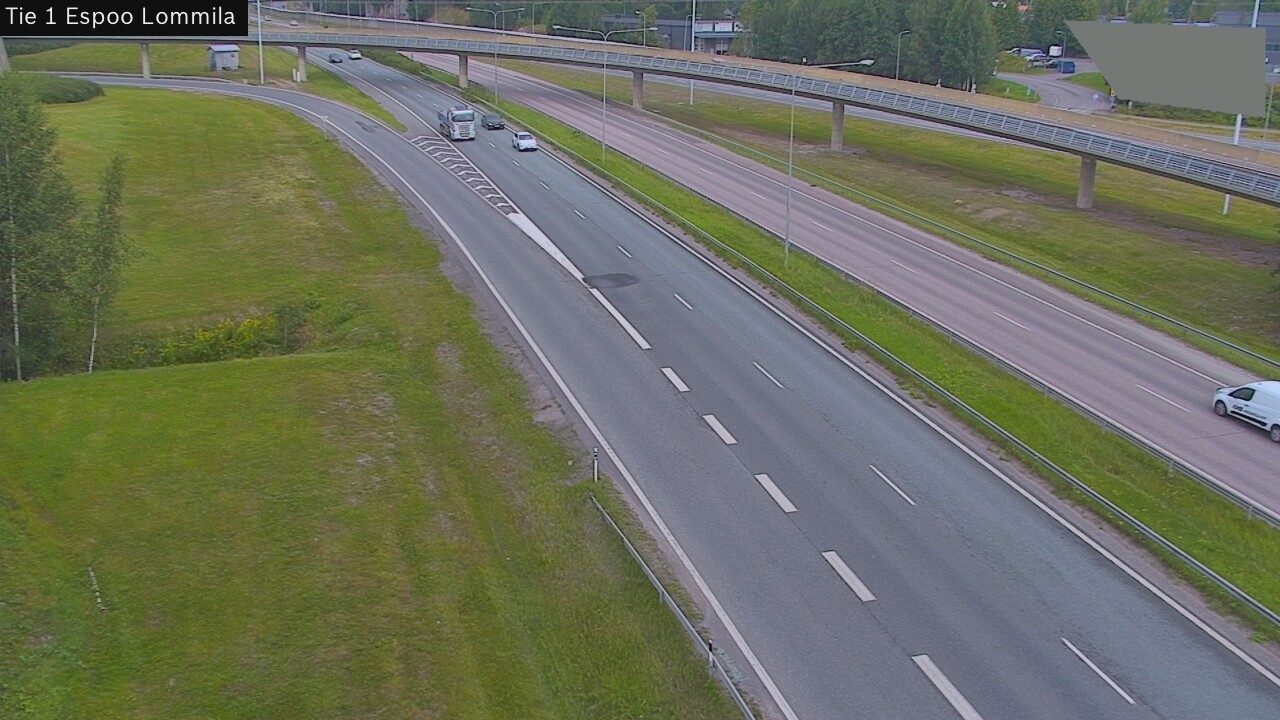 Weather Camera Image Väg 1 Esbo, Lommila, Espoo, Uusimaa
