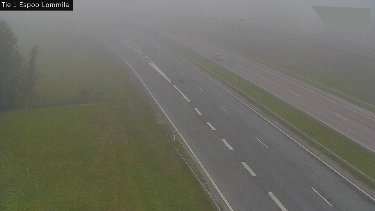 Weather Camera Image Väg 1 Esbo, Lommila, Espoo, Uusimaa