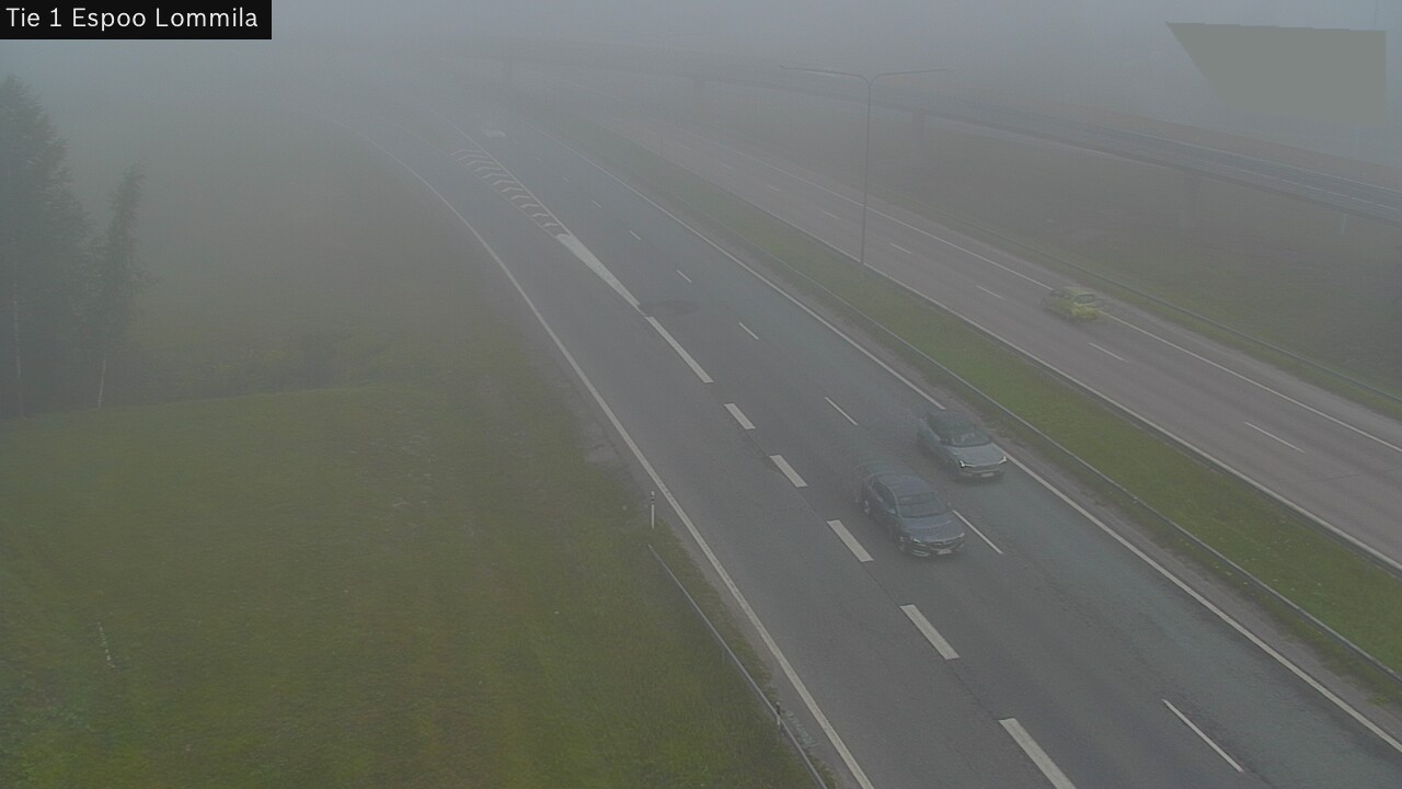 Weather Camera Image Road 1 Espoo, Lommila, Espoo, Uusimaa