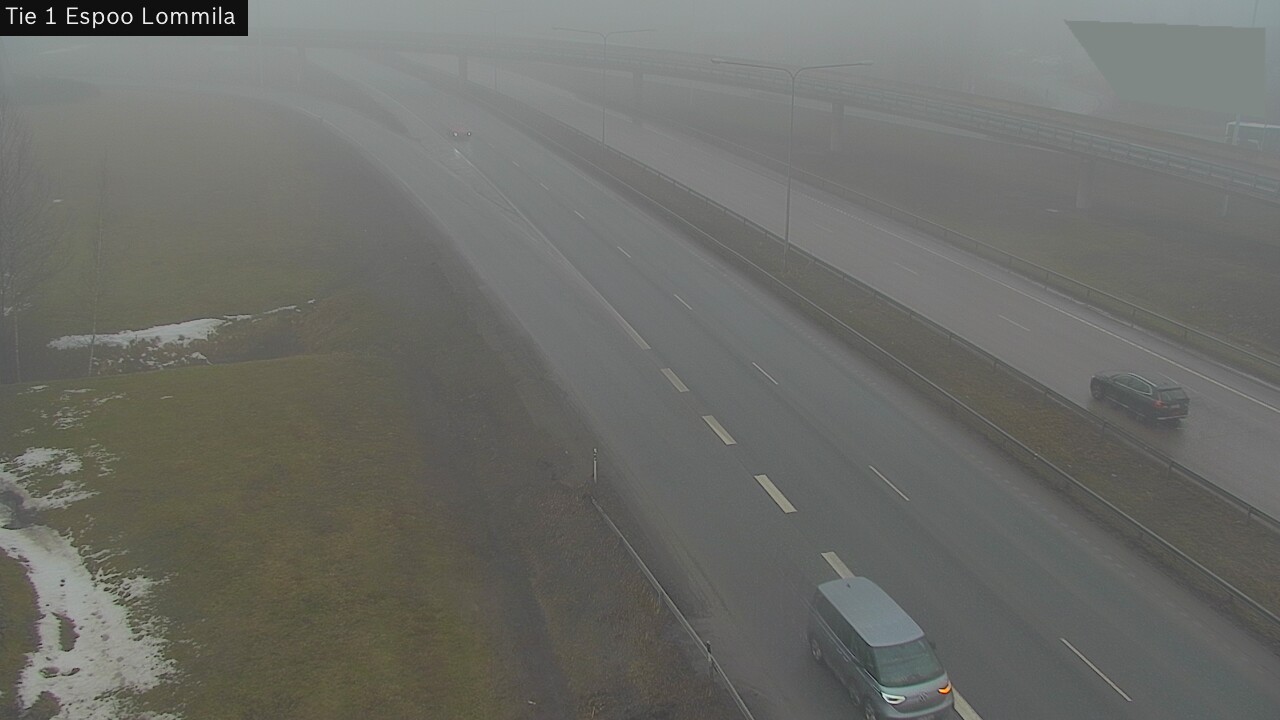 Weather Camera Image Road 1 Espoo, Lommila, Espoo, Uusimaa