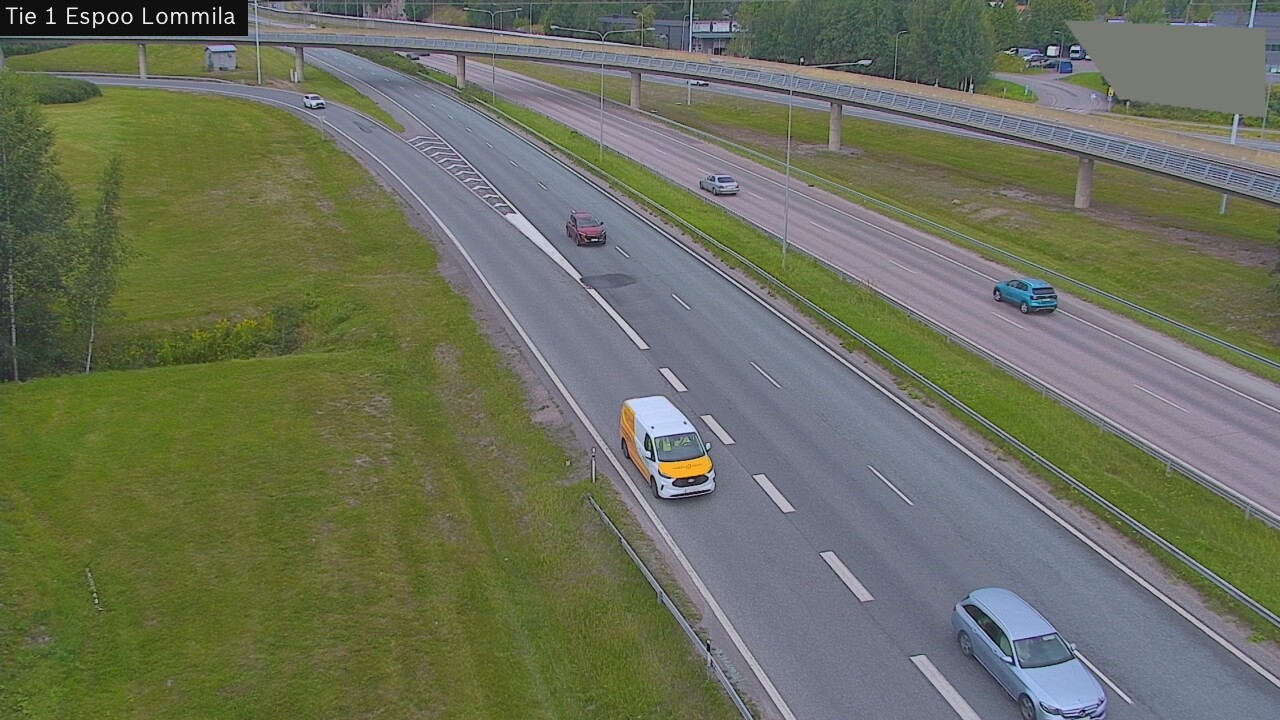 Weather Camera Image Väg 1 Esbo, Lommila, Espoo, Uusimaa