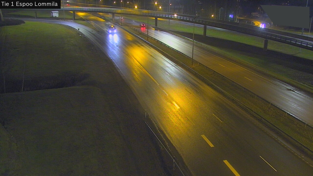 Weather Camera Image Väg 1 Esbo, Lommila, Espoo, Uusimaa