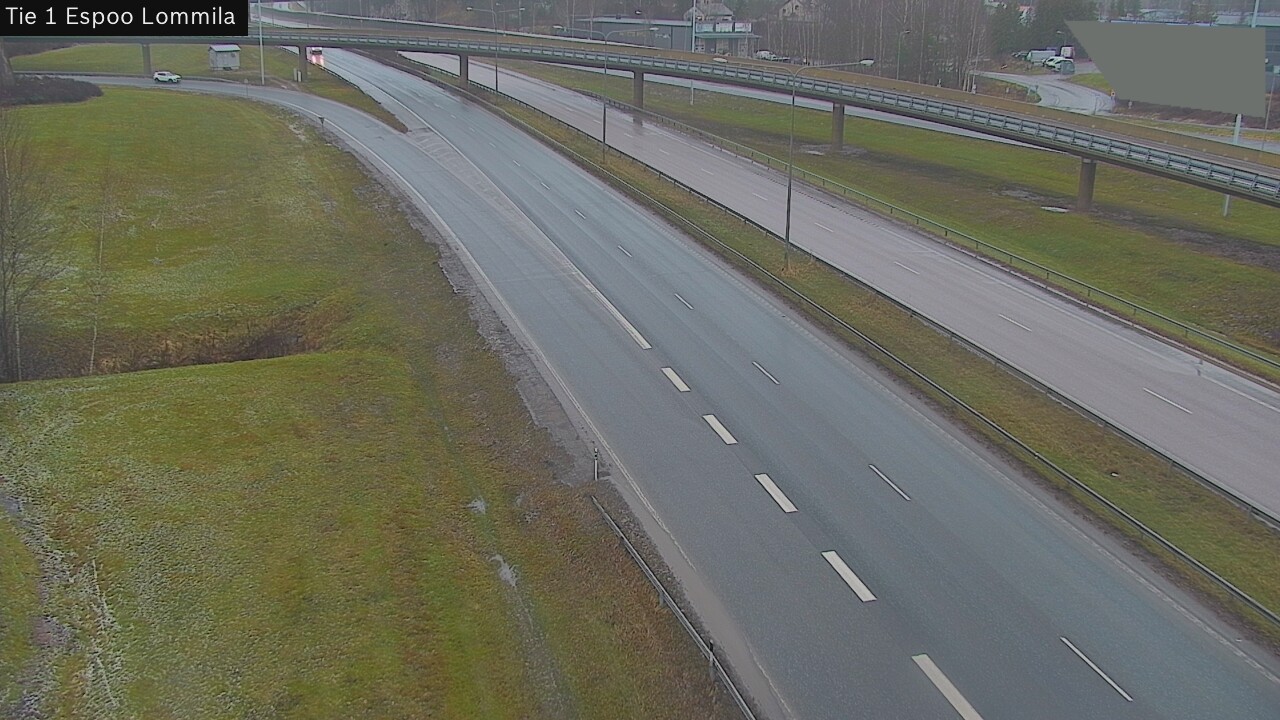 Weather Camera Image Väg 1 Esbo, Lommila, Espoo, Uusimaa