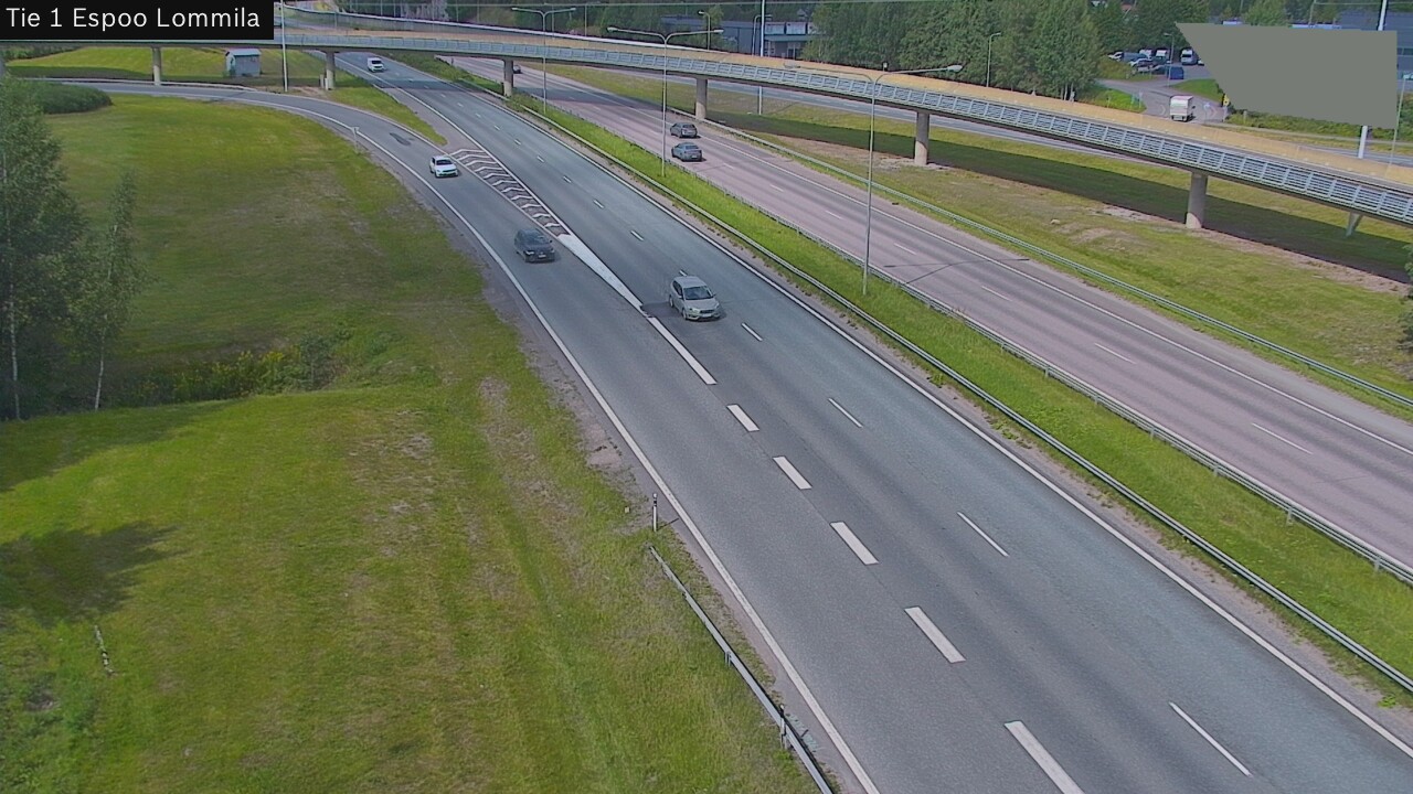 Weather Camera Image Väg 1 Esbo, Lommila, Espoo, Uusimaa