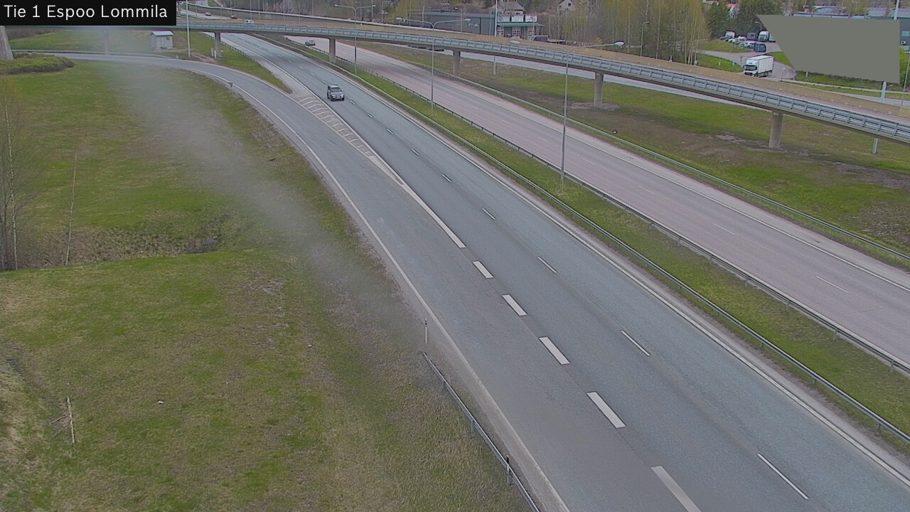 Weather Camera Image Väg 1 Esbo, Lommila, Espoo, Uusimaa