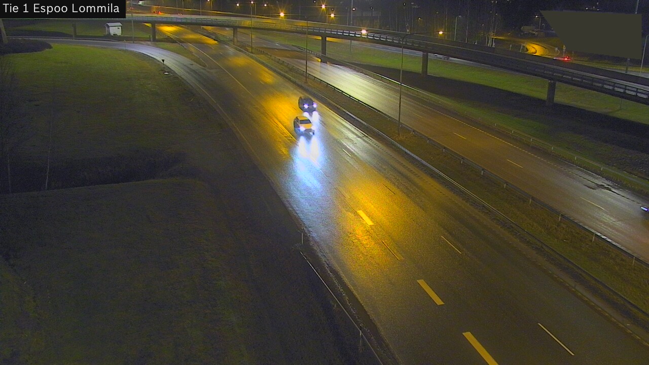 Weather Camera Image Väg 1 Esbo, Lommila, Espoo, Uusimaa