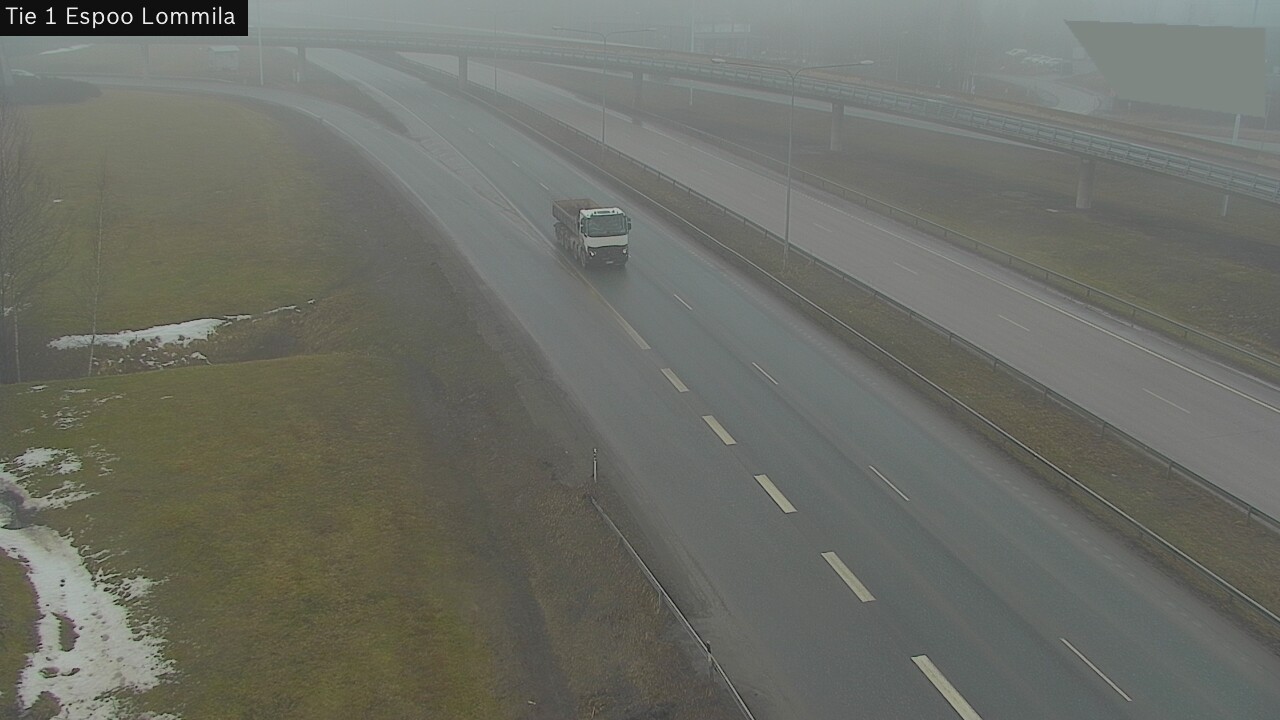 Weather Camera Image Road 1 Espoo, Lommila, Espoo, Uusimaa