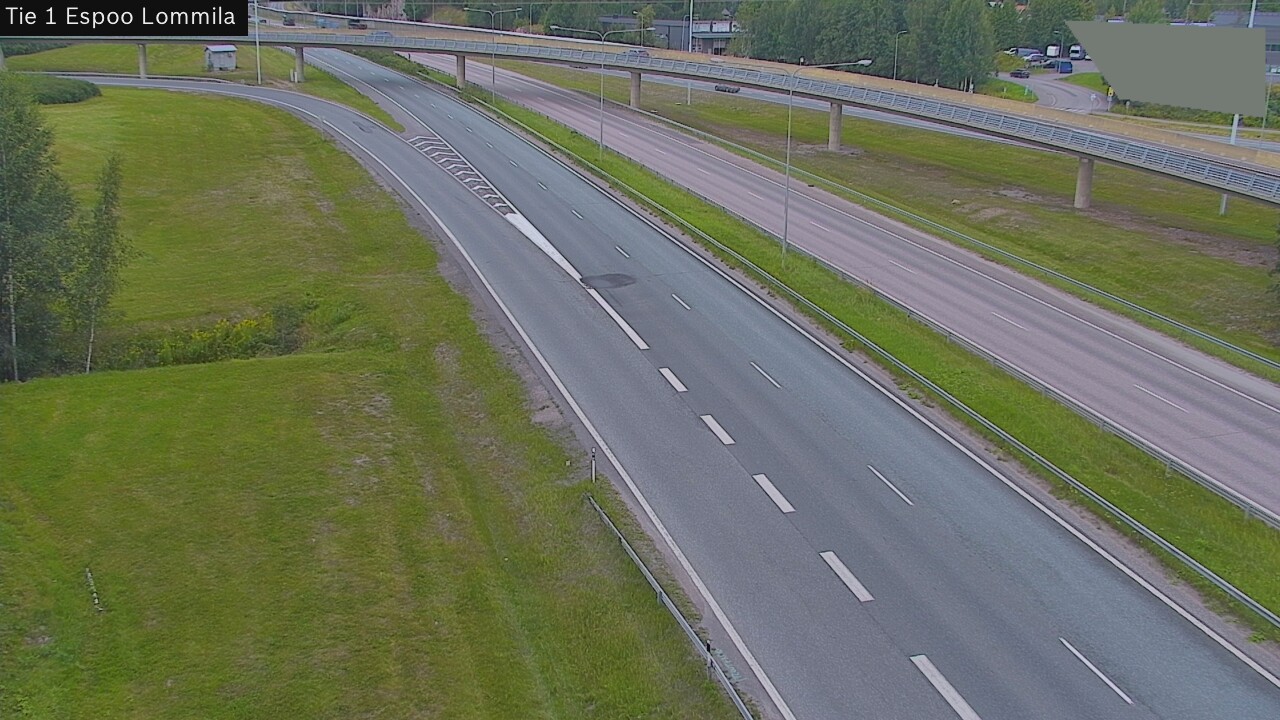 Weather Camera Image Väg 1 Esbo, Lommila, Espoo, Uusimaa