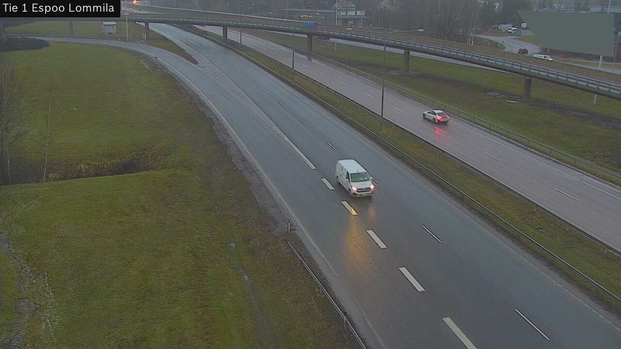 Weather Camera Image Väg 1 Esbo, Lommila, Espoo, Uusimaa
