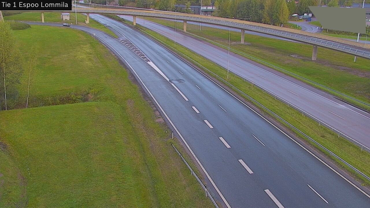 Weather Camera Image Road 1 Espoo, Lommila, Espoo, Uusimaa