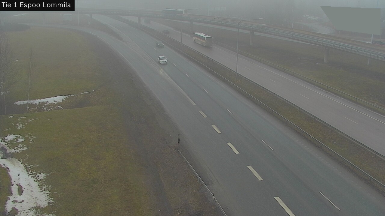 Weather Camera Image Road 1 Espoo, Lommila, Espoo, Uusimaa
