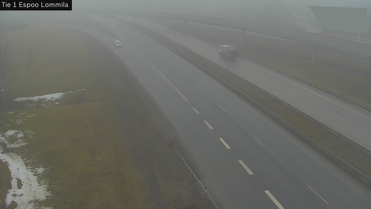 Weather Camera Image Road 1 Espoo, Lommila, Espoo, Uusimaa