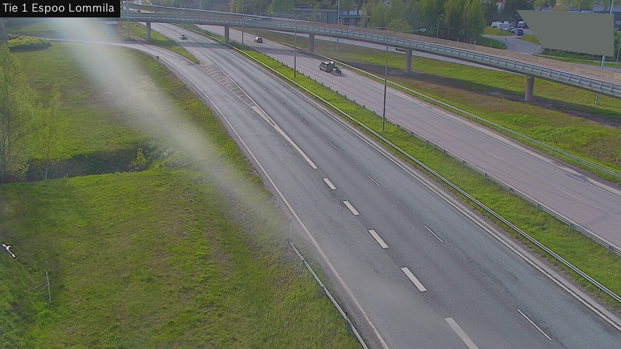 Weather Camera Image Road 1 Espoo, Lommila, Espoo, Uusimaa