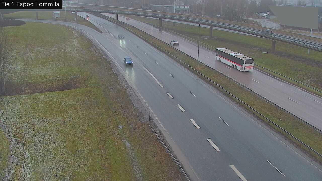 Weather Camera Image Väg 1 Esbo, Lommila, Espoo, Uusimaa