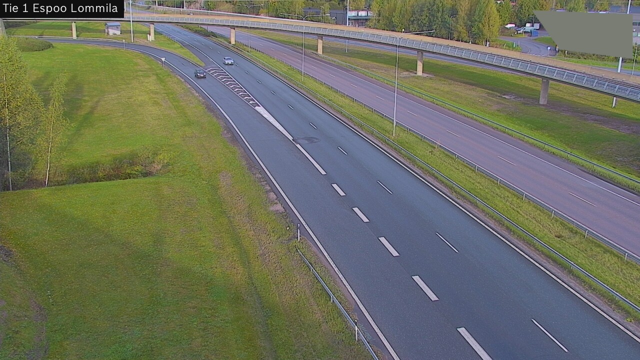 Weather Camera Image Road 1 Espoo, Lommila, Espoo, Uusimaa