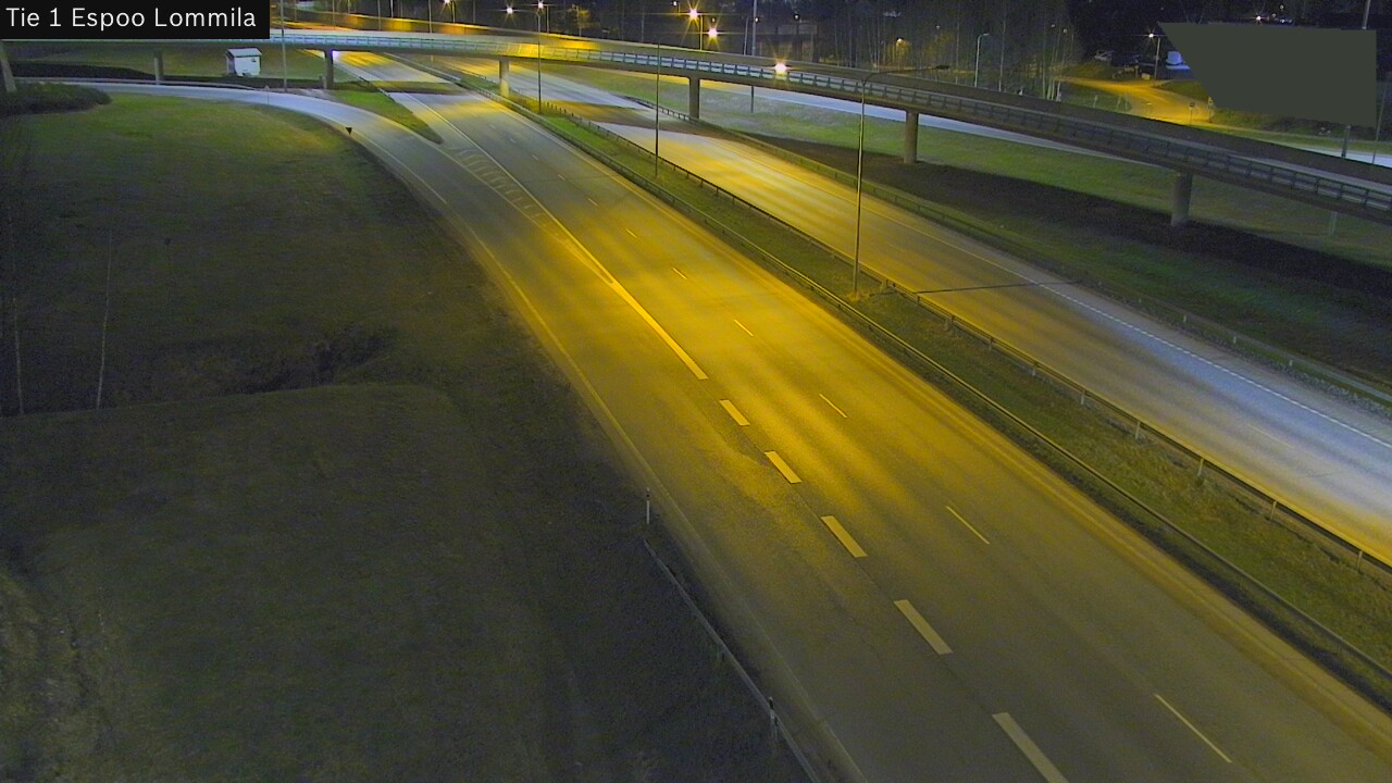 Weather Camera Image Road 1 Espoo, Lommila, Espoo, Uusimaa