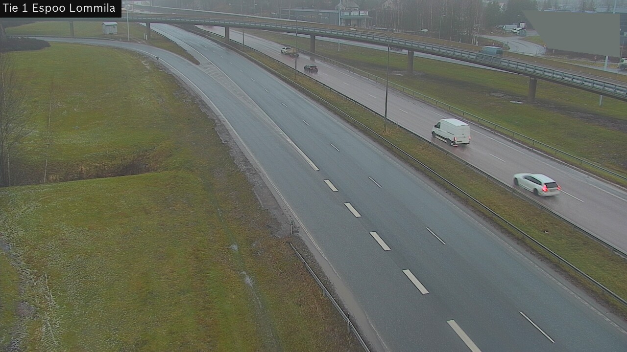 Weather Camera Image Väg 1 Esbo, Lommila, Espoo, Uusimaa