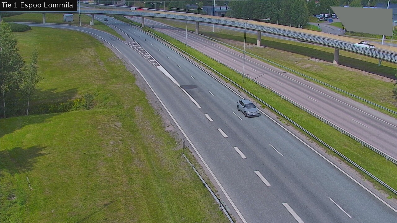 Weather Camera Image Väg 1 Esbo, Lommila, Espoo, Uusimaa