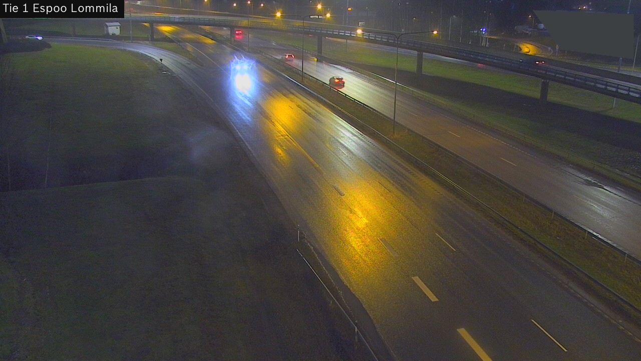 Weather Camera Image Väg 1 Esbo, Lommila, Espoo, Uusimaa