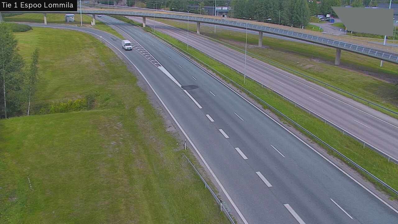 Weather Camera Image Väg 1 Esbo, Lommila, Espoo, Uusimaa