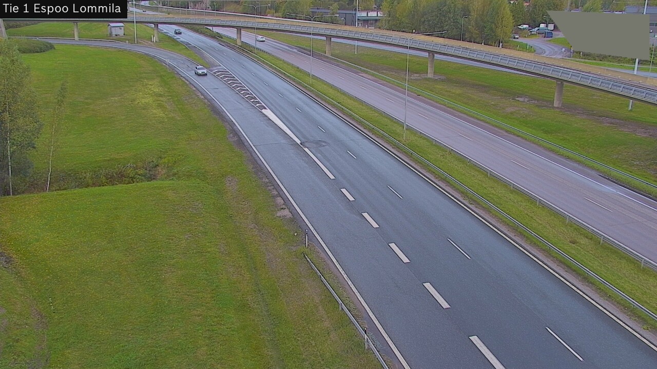 Weather Camera Image Road 1 Espoo, Lommila, Espoo, Uusimaa